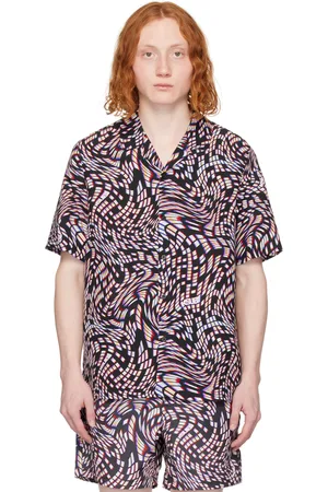 KSUBI Chemise multicolore à motif graphique à logo