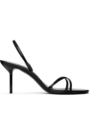PARIS TEXAS Sandales à talon aiguille Liz 70 noires à bride arrière