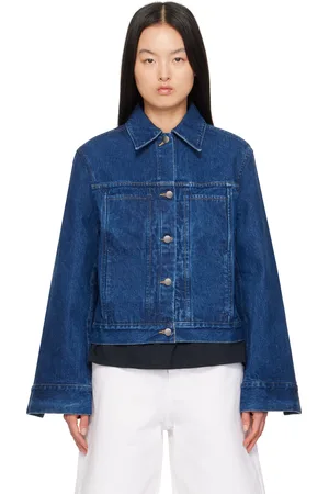 STUDIO NICHOLSON Blouson Tahoe bleu en denim
