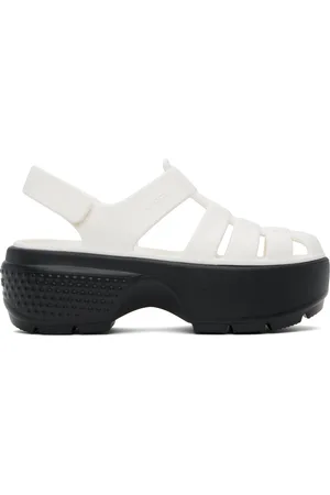 Crocs Sandales style pêcheur blanches - Stomp