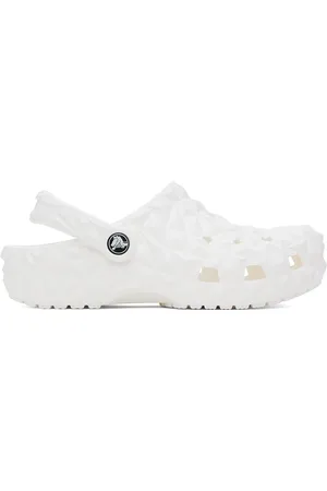 Crocs Sabots sculpturaux blancs