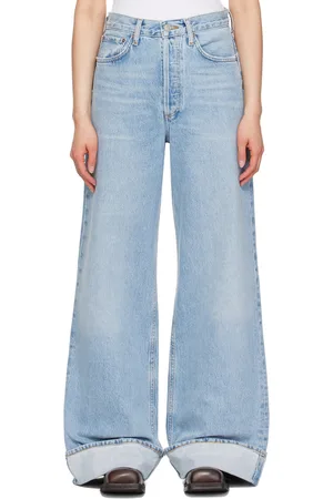 AGOLDE Jean Dame bleu