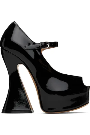 Maison Margiela Chaussures Charles IX noires à talon Sketch