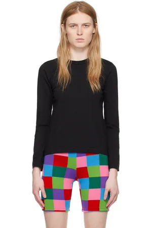 Comme des Garçons T-shirt à manches longues noir à logo