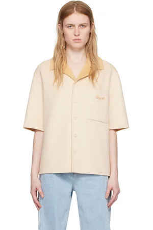 Axel Arigato Chemise Holiday beige et jaune