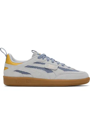 KIDSUPER STUDIOS Baskets Palermo gris et bleu édition Puma
