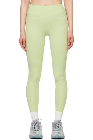 Sporty & Rich Legging vert à logo Runner Script