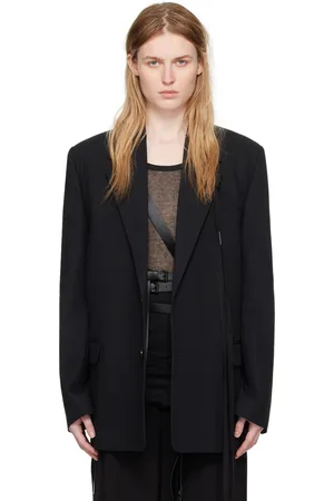 ANN DEMEULEMEESTER Veston Lizzie noir