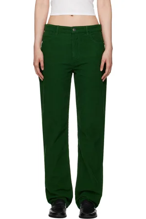 The Row Pantalon Carlind vert