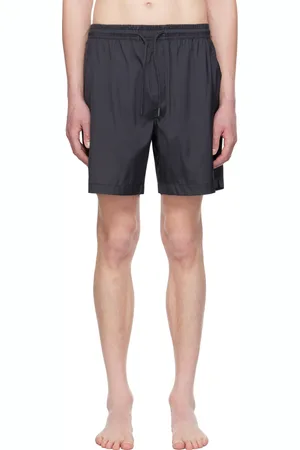 Maharishi Maillot de bain noir à image de tigre et bambous