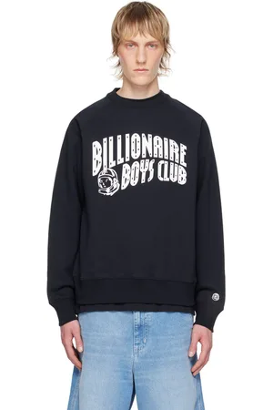 Billionaire Boys Club Pull molletonné bleu marine à logo arqué