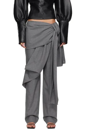 FIDAN NOVRUZOVA Pantalon Bianka gris