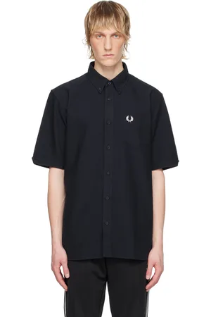 Fred Perry Chemise bleu marine à logo brodé
