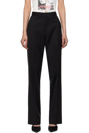 Helmut Lang Pantalon de style chauffeur noir