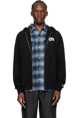 Billionaire Boys Club Pull à capuche noir à logo arqué