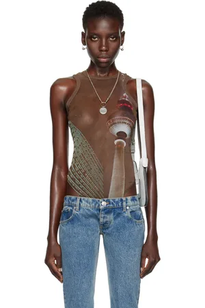 Jean Paul Gaultier Justaucorps brun édition Shayne Oliver