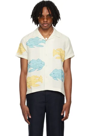BODE Chemise blanc cassé à appliqués Piscine