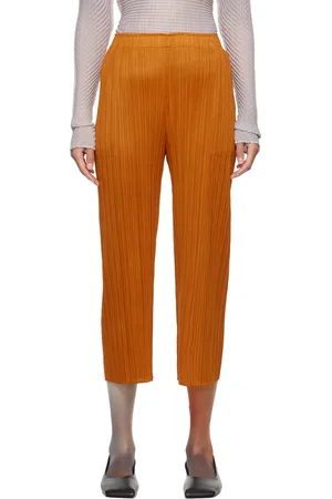 PLEATS PLEASE ISSEY MIYAKE Pantalon Monthly Colors April orange