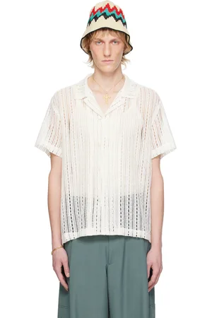 BODE Chemise blanc cassé en dentelle