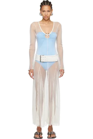 Gimaguas Robe longue Rete blanc cassé