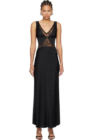 Bec & Bridge Robe longue Juliette noire