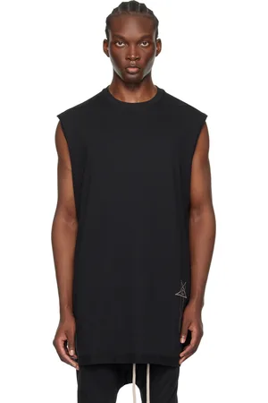 Rick Owens T-shirt Tarp noir édition Champion