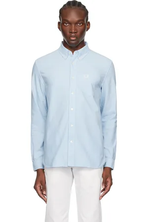 Fred Perry Chemise bleue à boutons