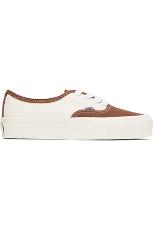 Vans Baskets Authentic Reissue 44 blanc cassé et brun