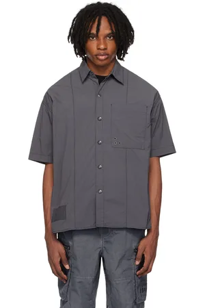 Izzue Chemise teinte à froid grise