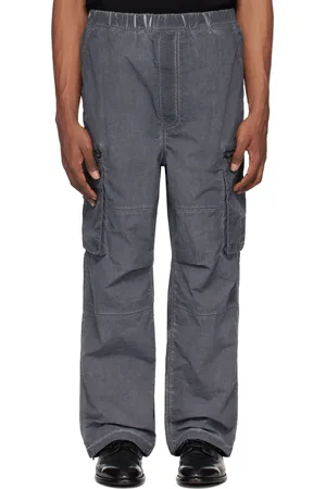 Izzue Pantalon cargo teint en plongée gris