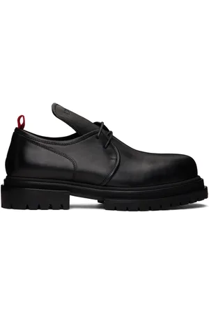 424 FAIRFAX Derbys noirs en cuir