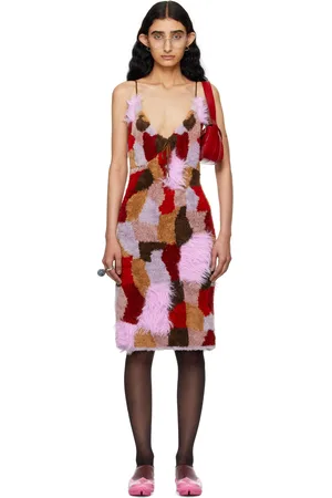 Kiko Kostadinov Robe midi Orpheus multicolore