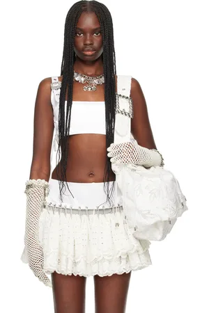 Chopova Lowena Camisole Shuvit blanche exclusive à SSENSE - Mariage