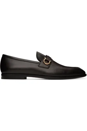 Salvatore Ferragamo Flâneurs bruns à ferrure Gancini