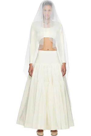 Molly Goddard Voile Neptune bleu exclusif à SSENSE - Mariage