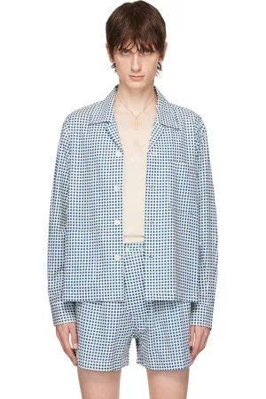 BODE Chemise Hyannis bleu et blanc
