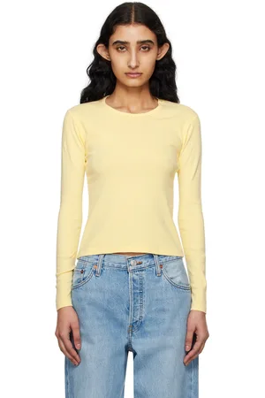 Gil Rodriguez T-shirt à manches longues Bellevue jaune exclusif à SSENSE