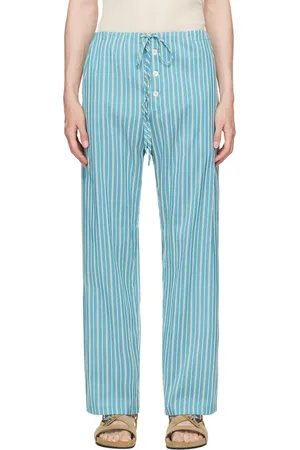 BODE Pantalon bleu à rayures Shore