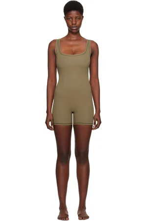 SKIMS Combinaison kaki - Cotton Rib