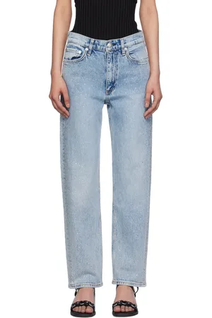 RAG&BONE Jean Harlow bleu