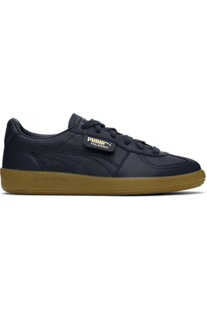 PUMA Baskets Palermo bleu marine en cuir