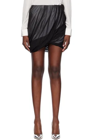 Helmut Lang Minijupe bouffante noire