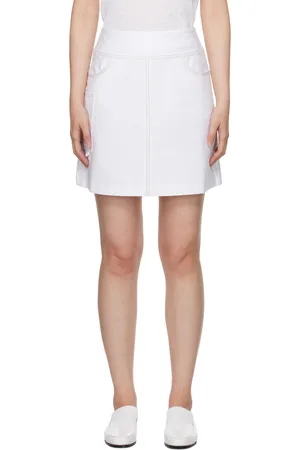 Max Mara Minijupe Nebulus blanche