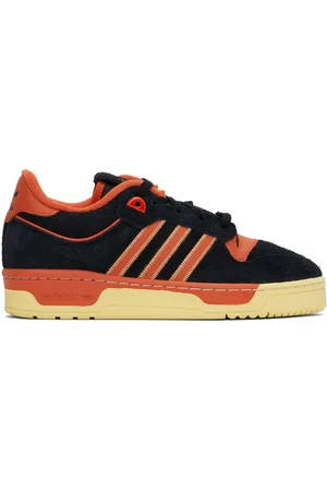 adidas Baskets basses Rivalry 86 noir et orange