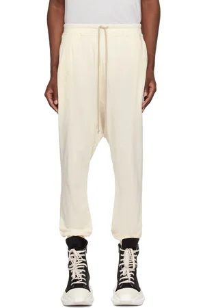 Rick Owens Pantalon de survêtement Prisoner blanc cassé édition Champion