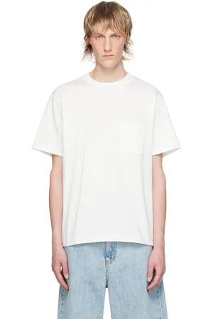 N. HOOLYWOOD T-shirt blanc à col ras du cou