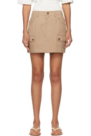 Staud Minijupe San Carlos kaki