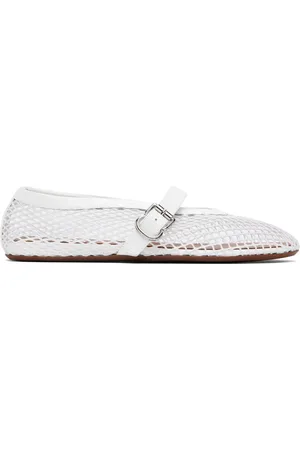 Alaïa Ballerines blanches en résille