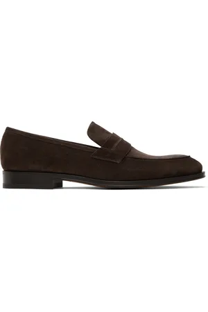 Salvatore Ferragamo Flâneurs à plastron bruns