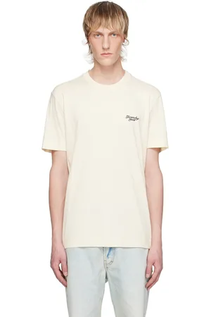 Givenchy T-shirt blanc cassé à logo 1952